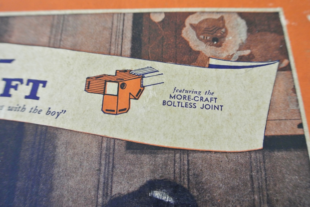 Vintage 1937 Modern-Morecraft "The Toy that Grows with the Boy"