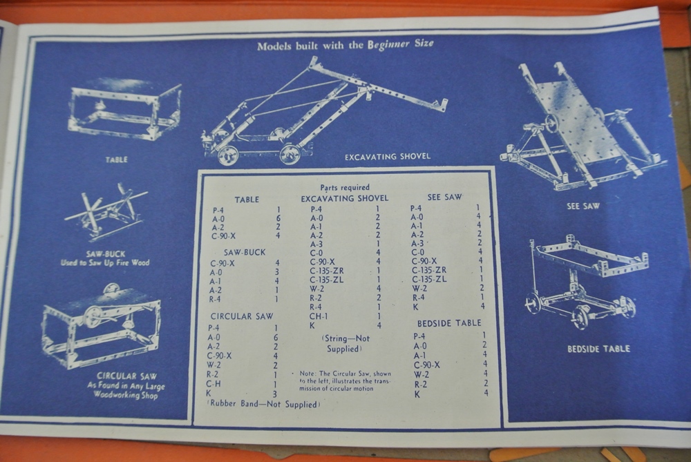 Vintage 1937 Modern-Morecraft "The Toy that Grows with the Boy"