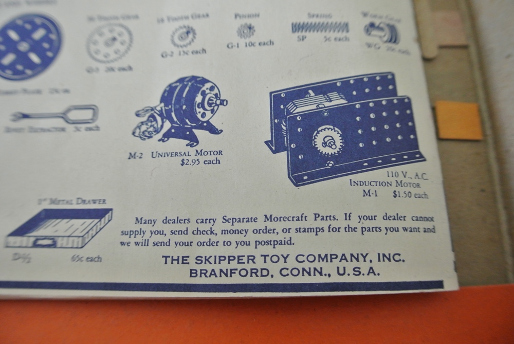 Vintage 1937 Modern-Morecraft "The Toy that Grows with the Boy"