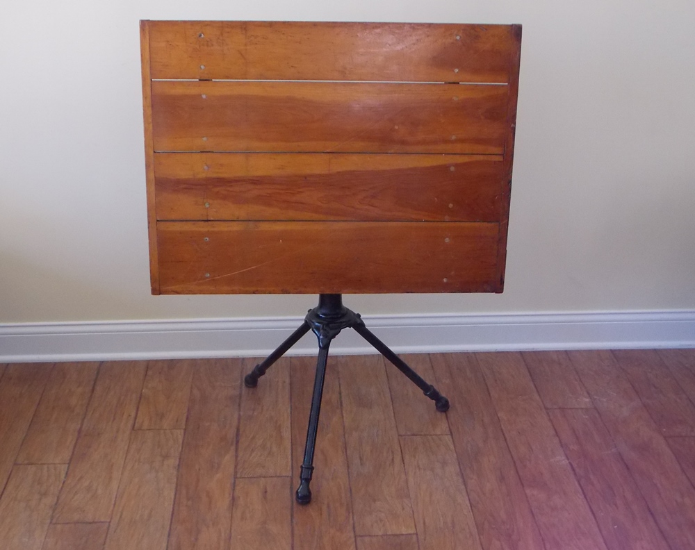 Antique Industrial Drafting Table made by A. Hoffman Company (Rochester, NY)