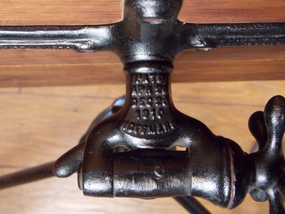 Antique Industrial Drafting Table made by A. Hoffman Company (Rochester, NY)