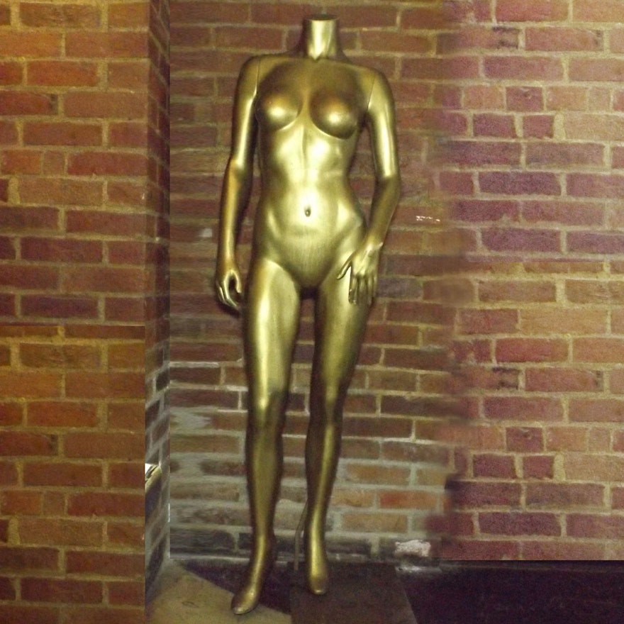 Gilded Female Mannequin