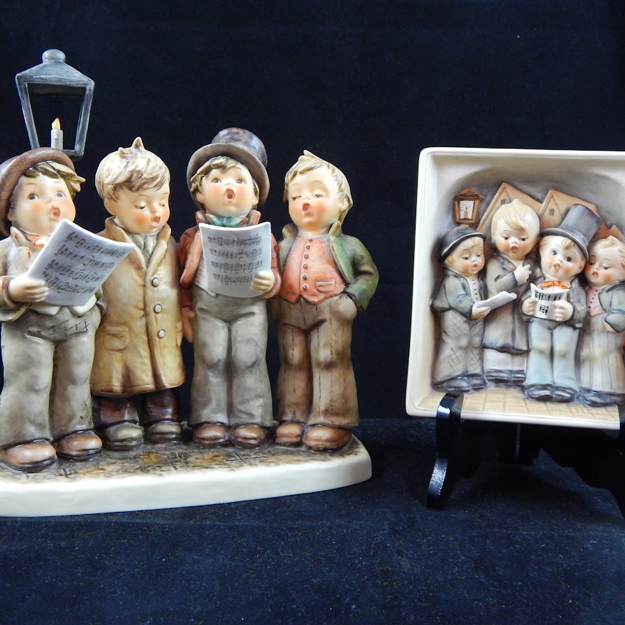 Hummel Harmony in Four Parts Figurine & Plaque