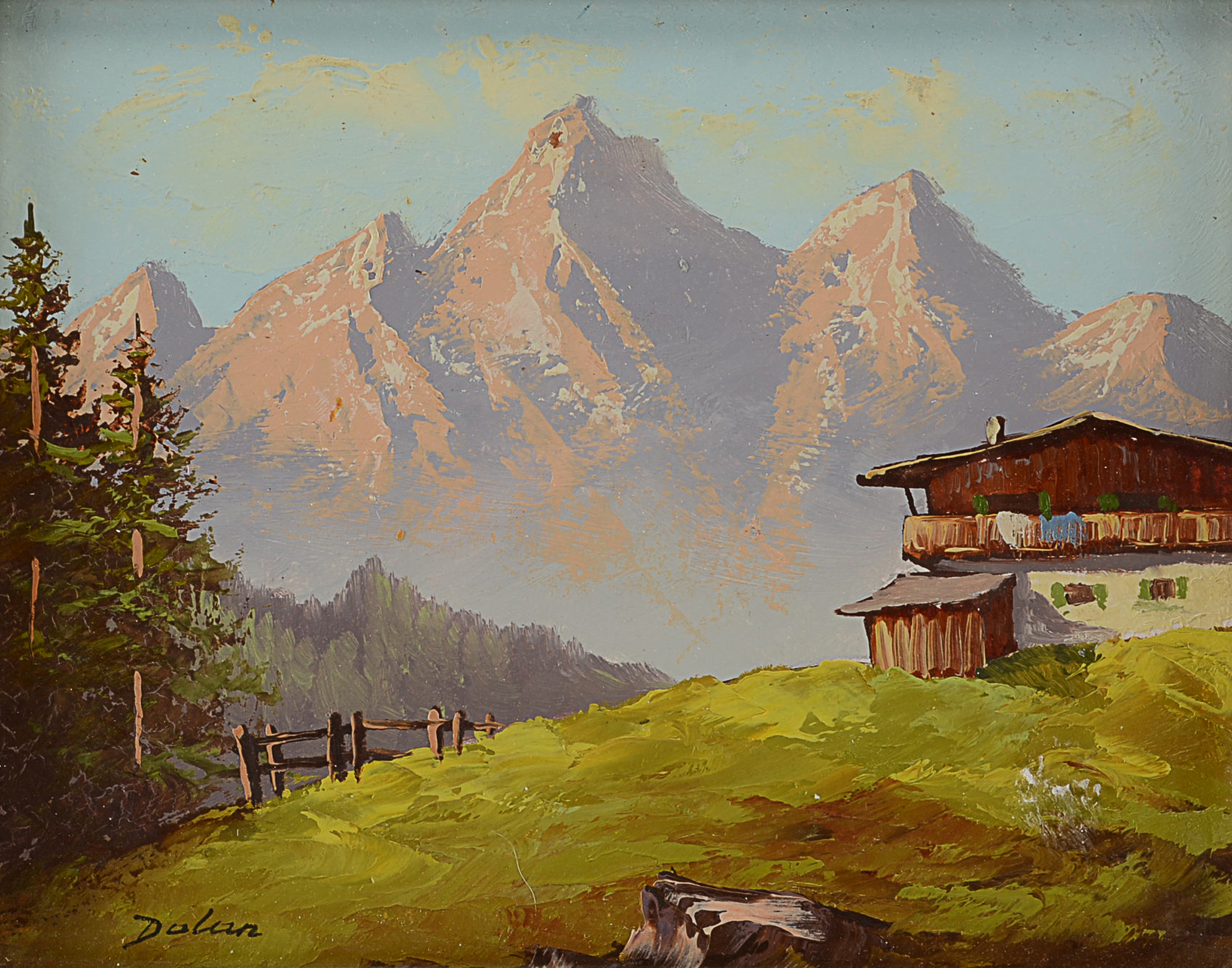 Original "Dolan" Oil on Panel Painting