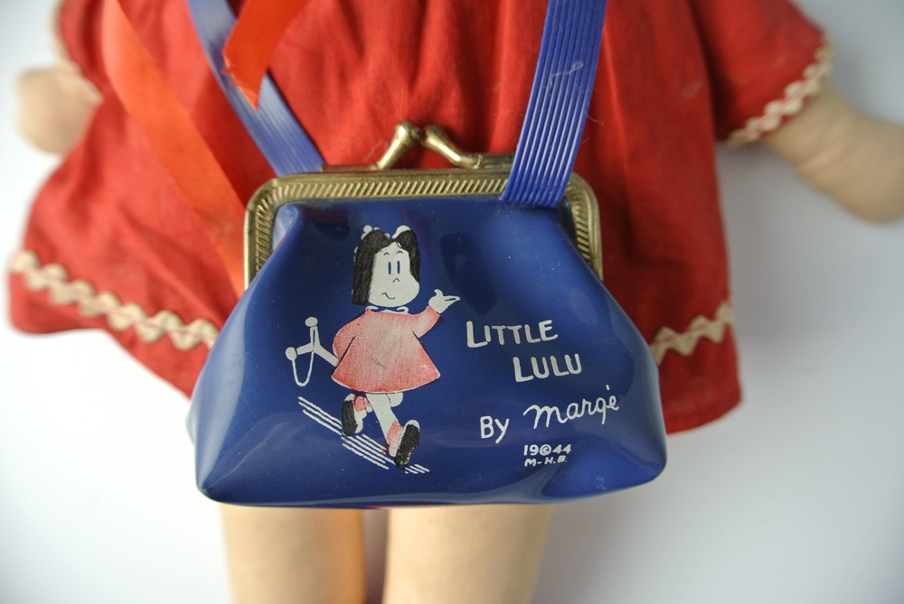 Vintage 1944 Little Lulu Doll with Purse