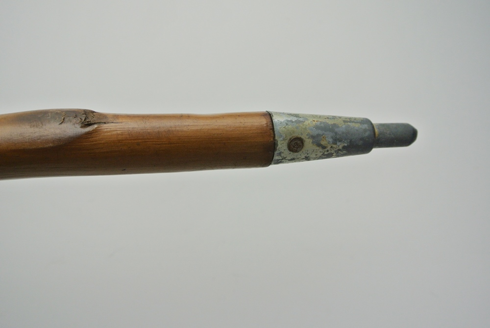 Vintage German Walking Stick with Regional Medallions