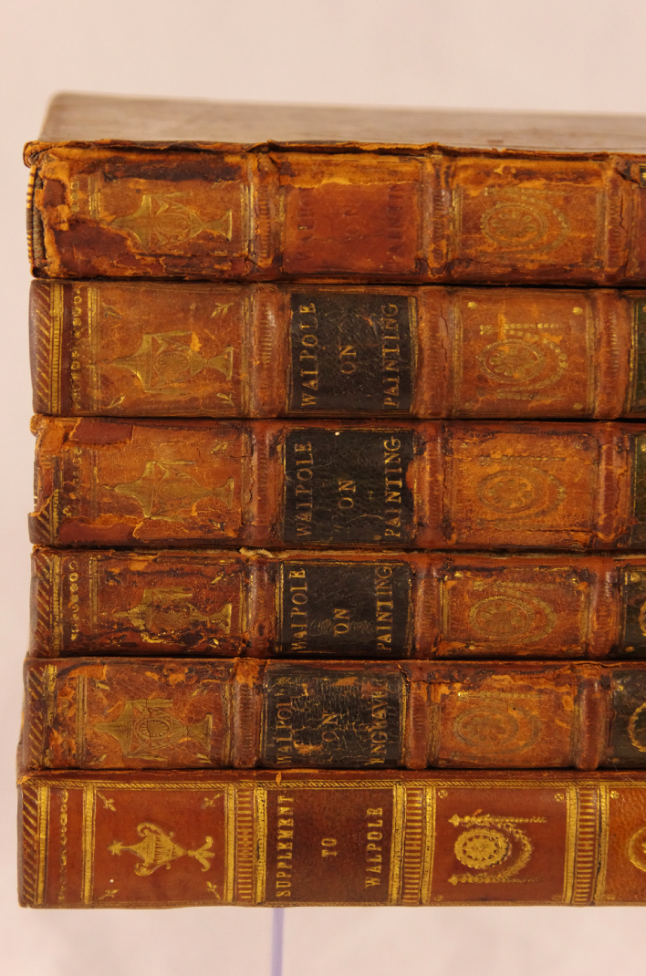Six Rare 18th Century Books on "Anecdotes of Painting in England"
