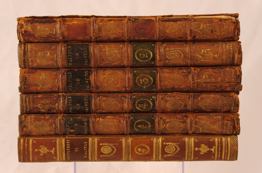 Six Rare 18th Century Books on "Anecdotes of Painting in England"