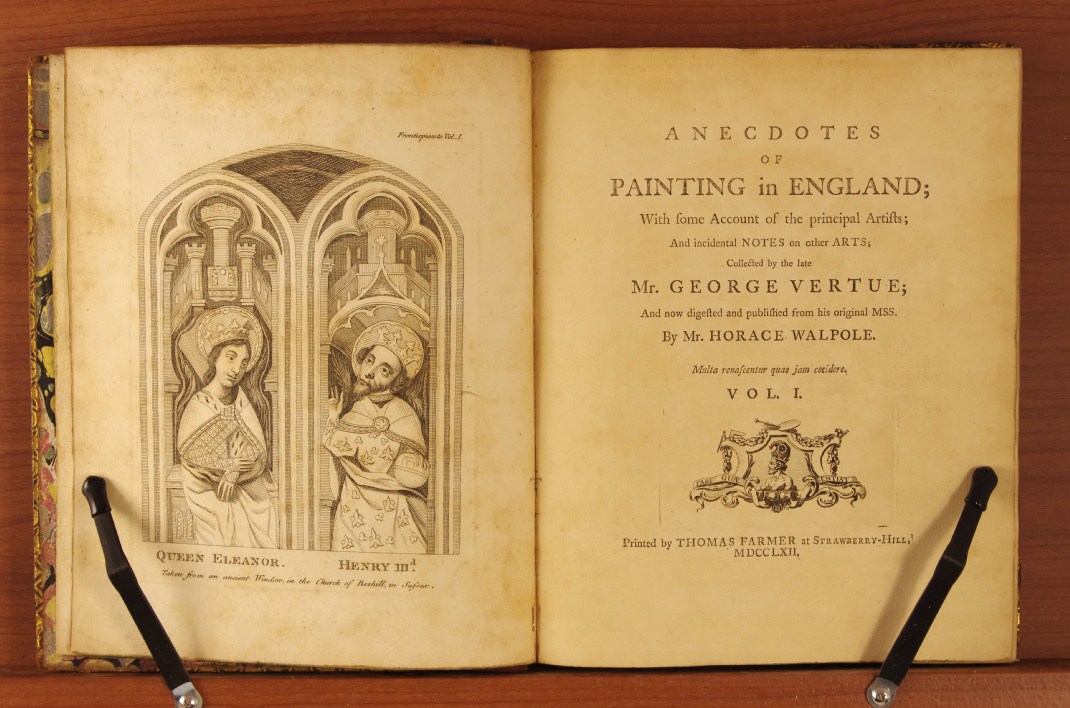 Six Rare 18th Century Books on "Anecdotes of Painting in England"