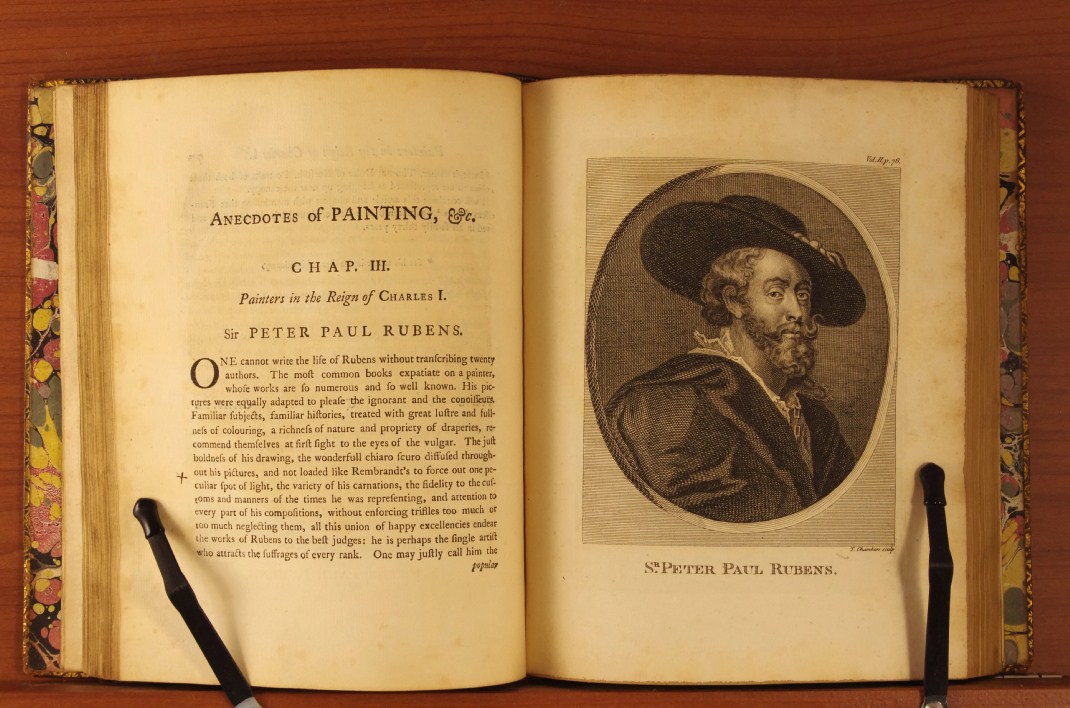 Six Rare 18th Century Books on "Anecdotes of Painting in England"