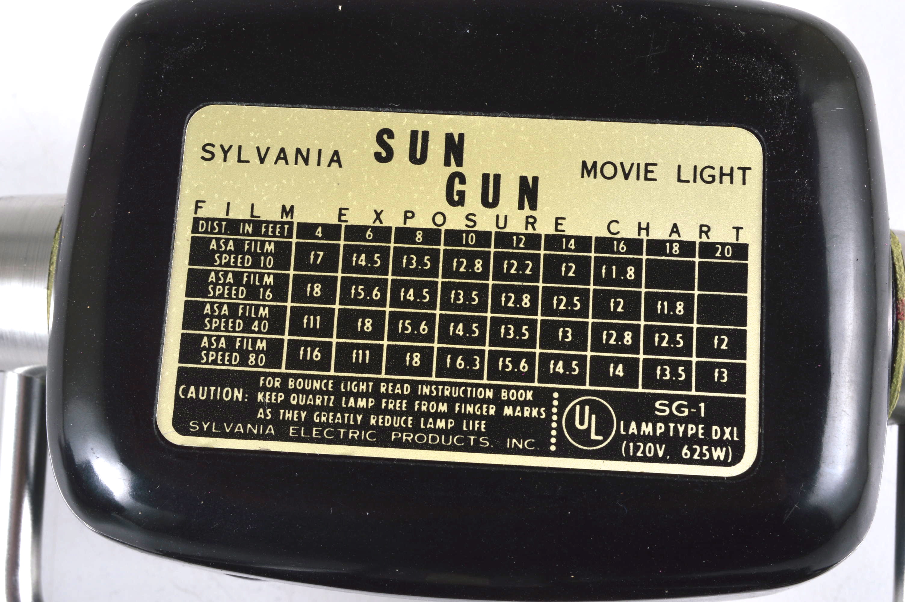 Vintage Sylvania Sun Gun Movie Light