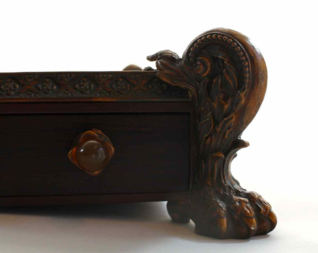 Ornate Wooden Chess Board