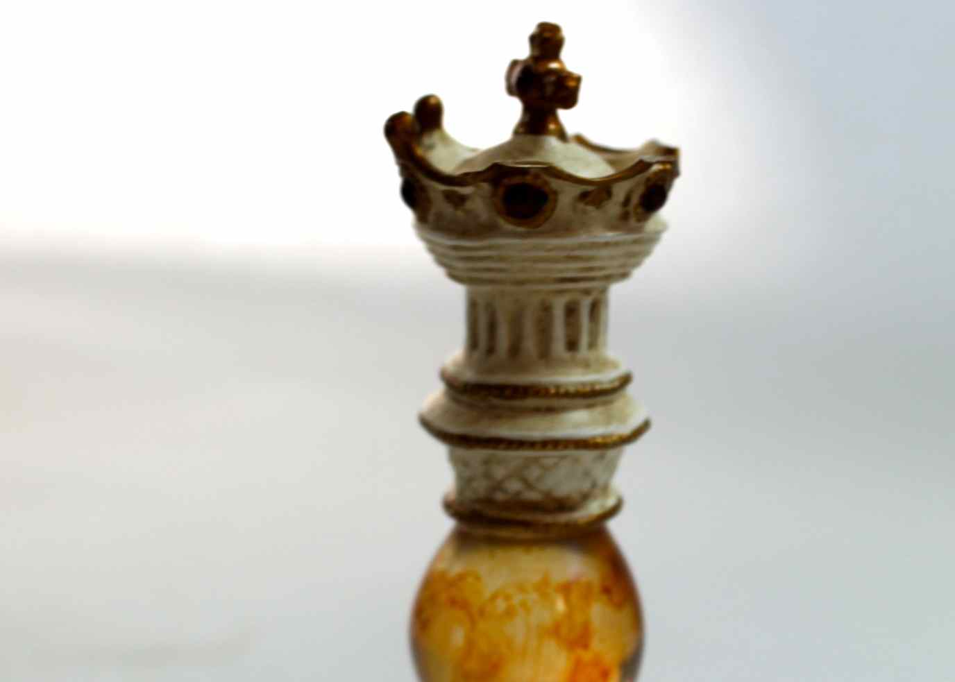 Ornate Wooden Chess Board