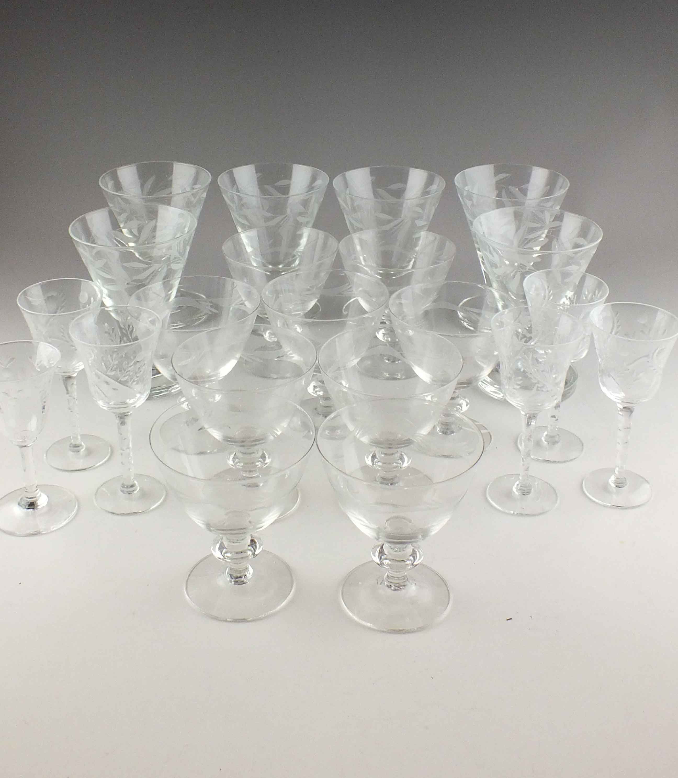Antique Crystal Stemware