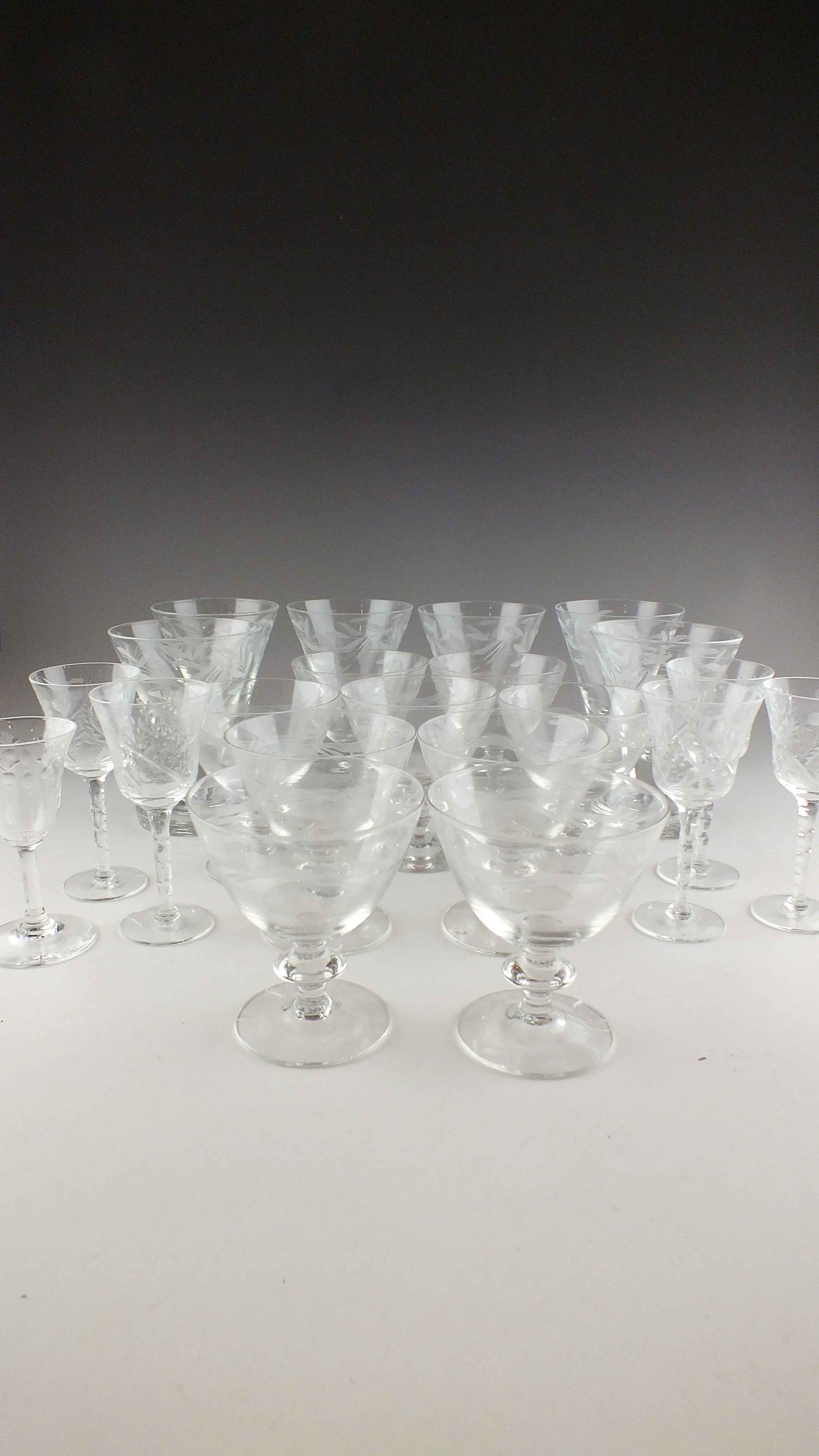 Antique Crystal Stemware
