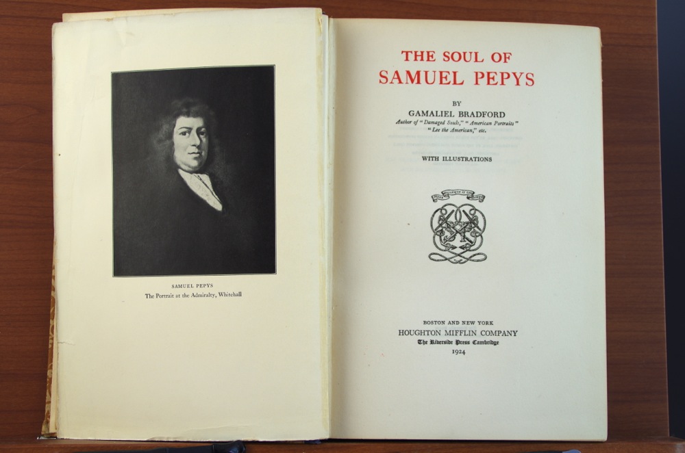 1927 Two-Volume "The Diary of Samuel Pepys" and 1924 "The Soul of Samuel Pepys"