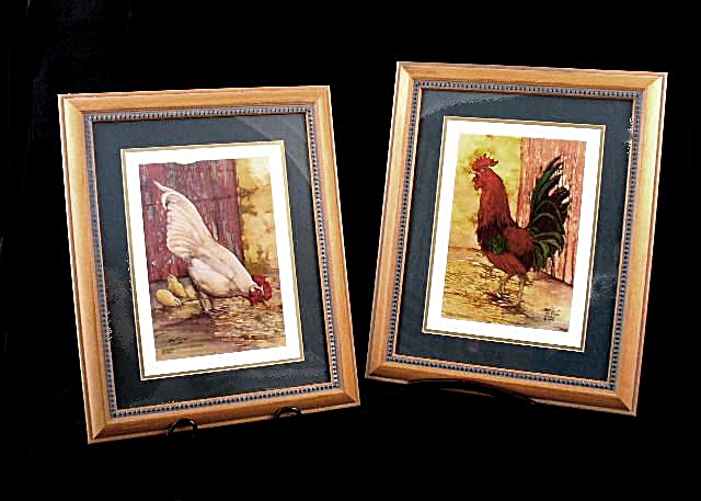 Limited Edition Lithographs Signed and Numbered by Beth Erlund, Framed