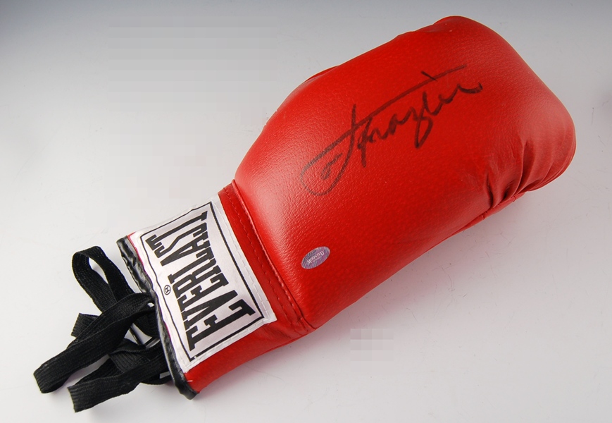 Joe Frazier Autographed Boxing Glove