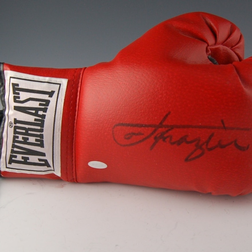 Joe Frazier Autographed Boxing Glove