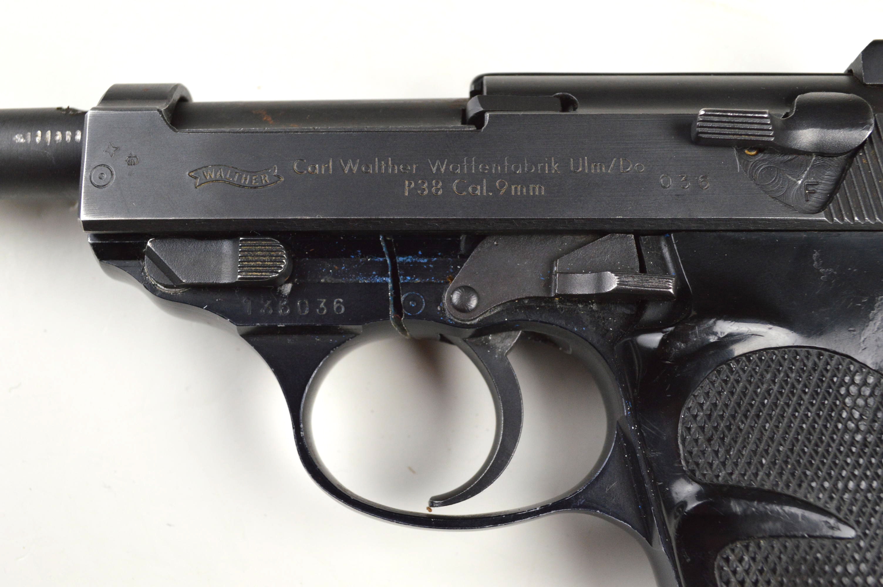 Demilitarized Carl Walther P38 Pistol