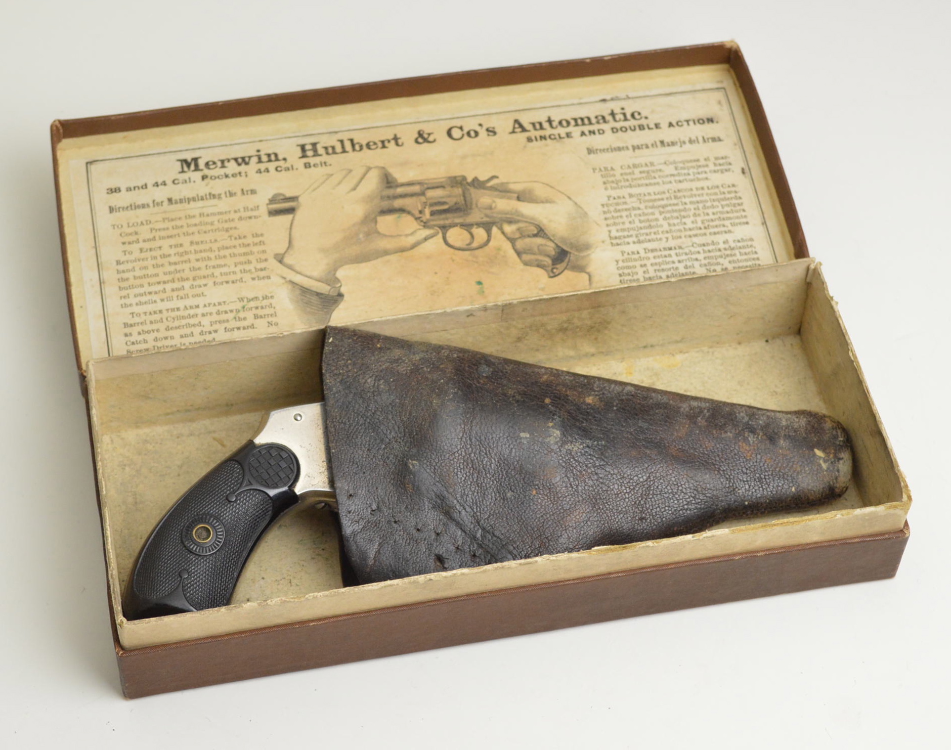 Merwin, Hulbert & Co. .38 Caliber Revolver Pistol