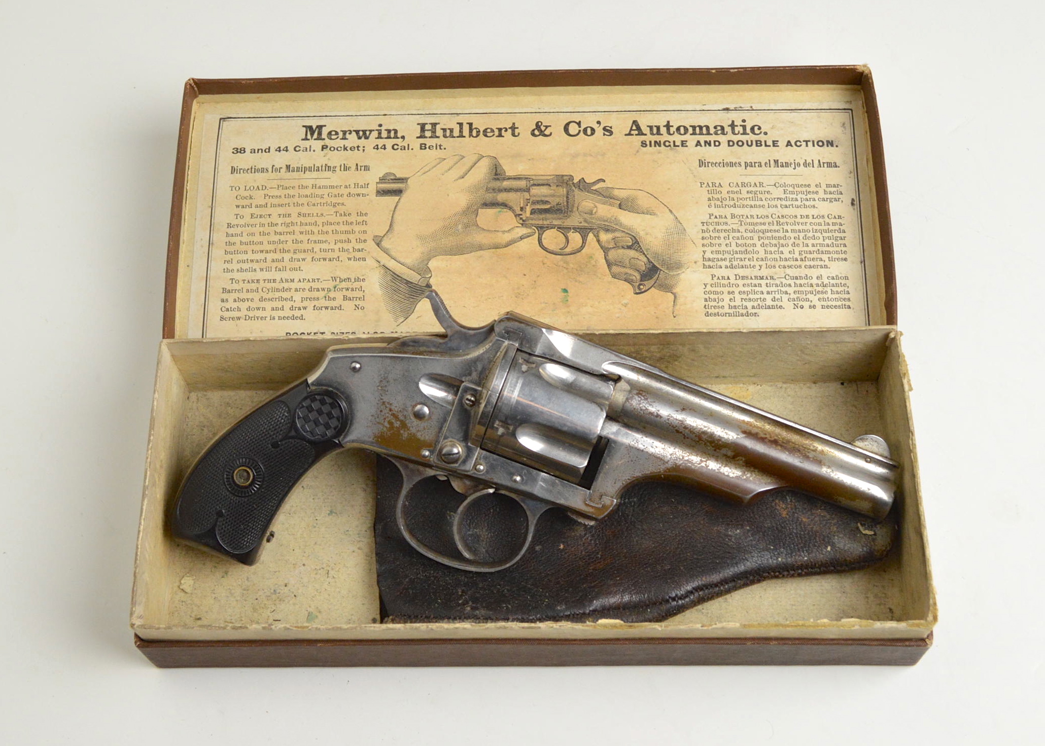 Merwin, Hulbert & Co. .38 Caliber Revolver Pistol