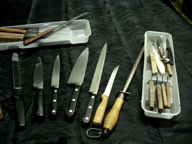 Collection of Knives: Hoffritz Carver, Ivd Butcher, Chicago Cutlery and More!