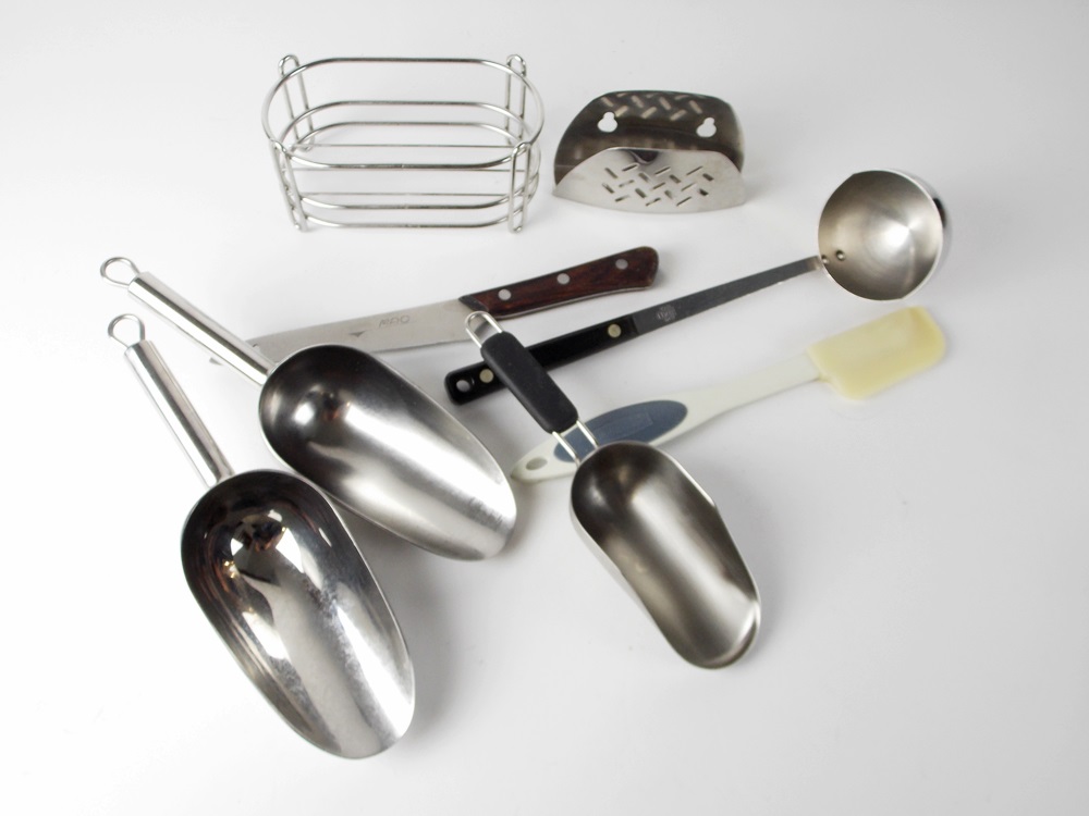 A Plethora of Vintage Kitchen Utensils 
