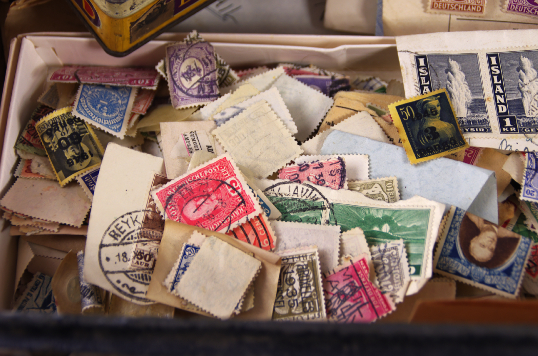 1895 'MeKeel's Postage Stamp Album of the World' with Case of Stamps