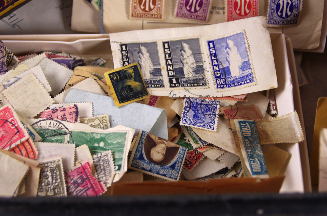 1895 'MeKeel's Postage Stamp Album of the World' with Case of Stamps