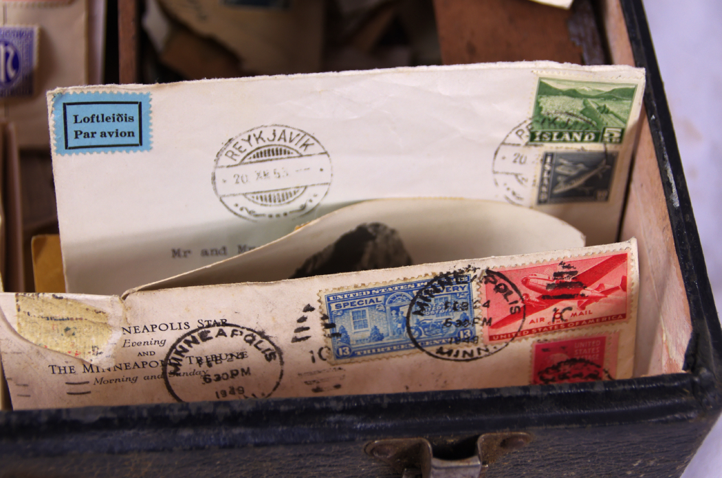 1895 'MeKeel's Postage Stamp Album of the World' with Case of Stamps