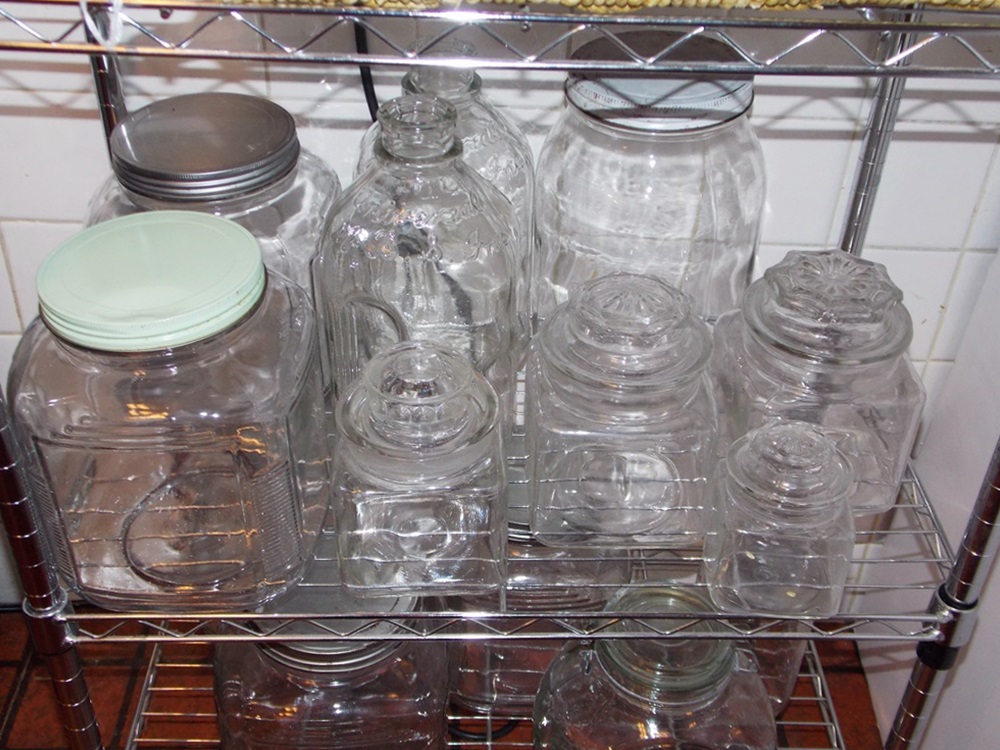 Vintage Anchor Hocking Glass Refrigerator Storage Containers