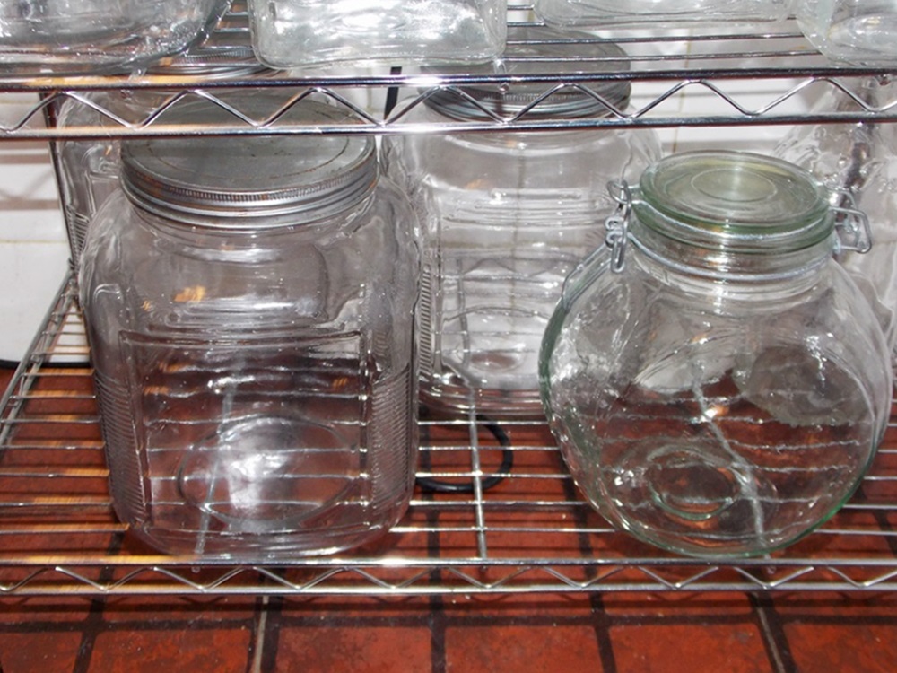 Vintage Anchor Hocking Glass Refrigerator Storage Containers