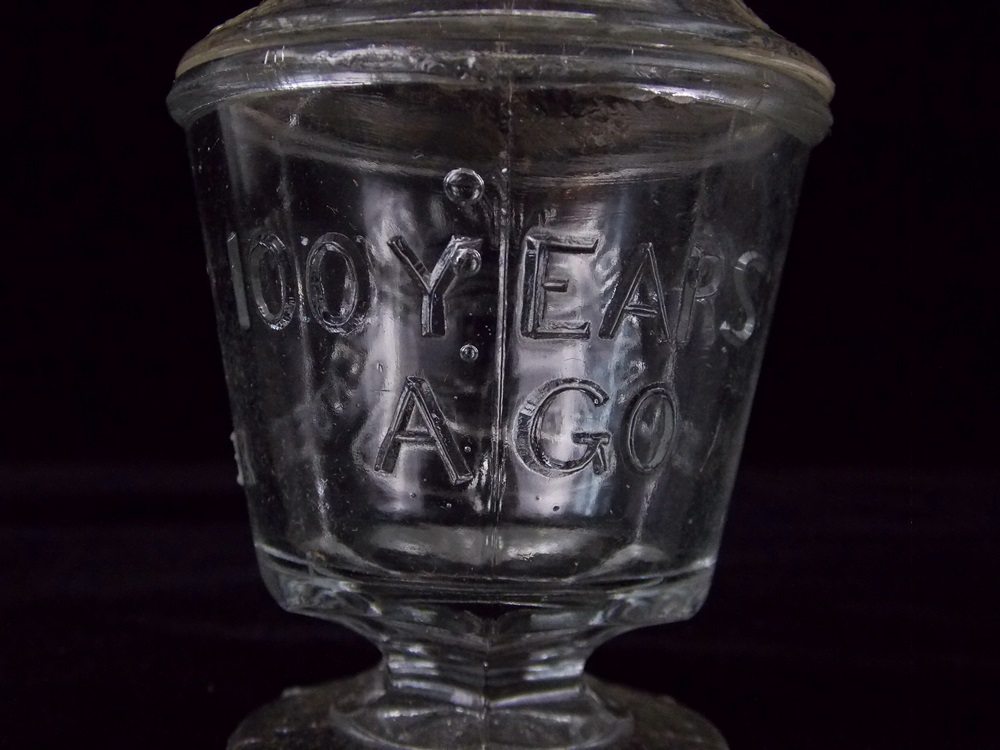 Miniature 1876 EAPG Glass Philadeplphia Liberty Bell Miniatures by Gillander