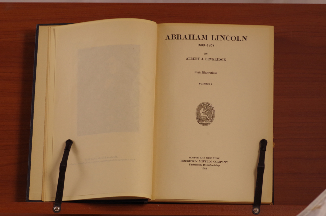 1928 Four-Volume Set of "Abraham Lincoln: 1809-1858" by Albert J. Beveridge