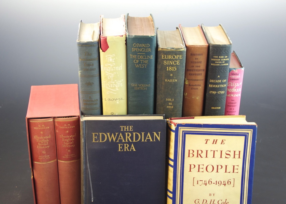 Group of Eleven Books Including Social History