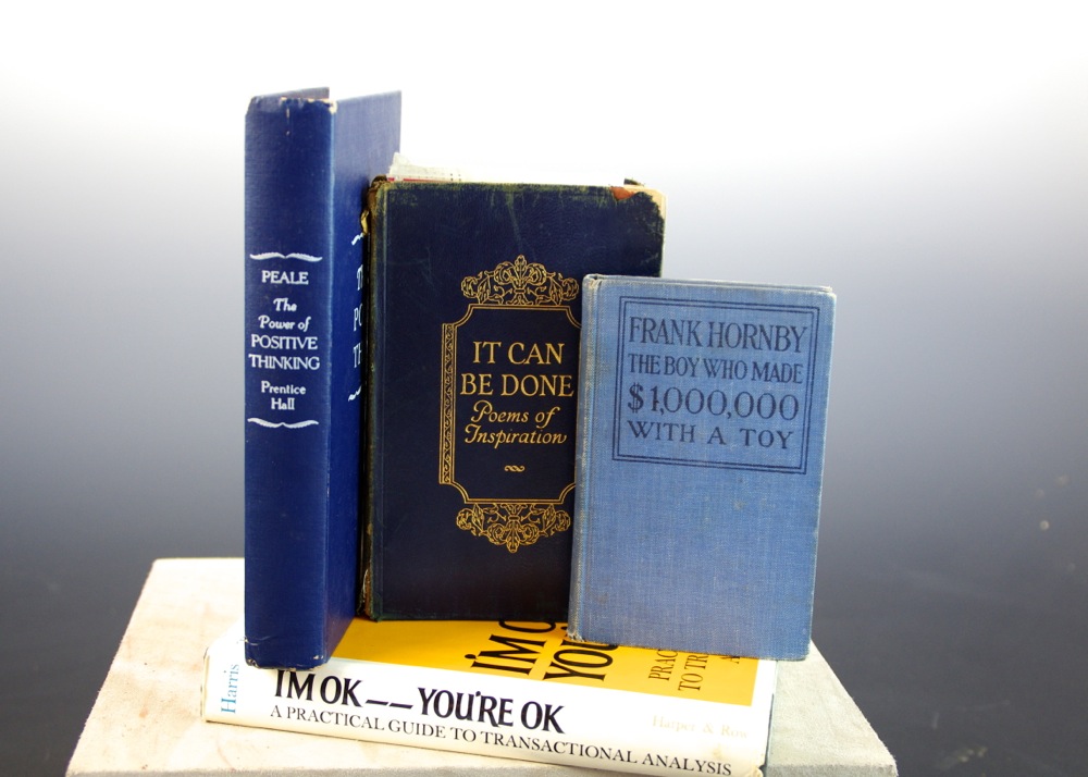 1915 First Edition Frank Hornby Book and Other Self-Help Titles