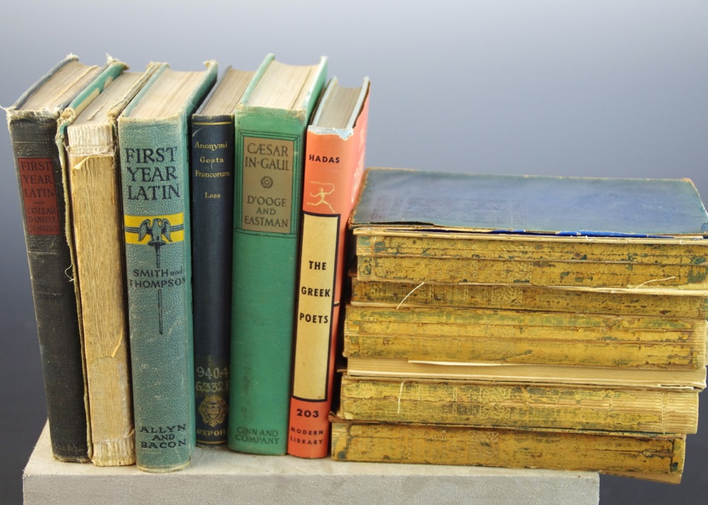 Latin Textbooks and Other Books Related to Roman and Greek Writers