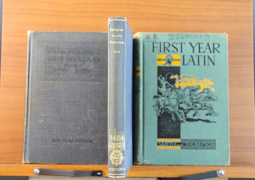 Latin Textbooks and Other Books Related to Roman and Greek Writers