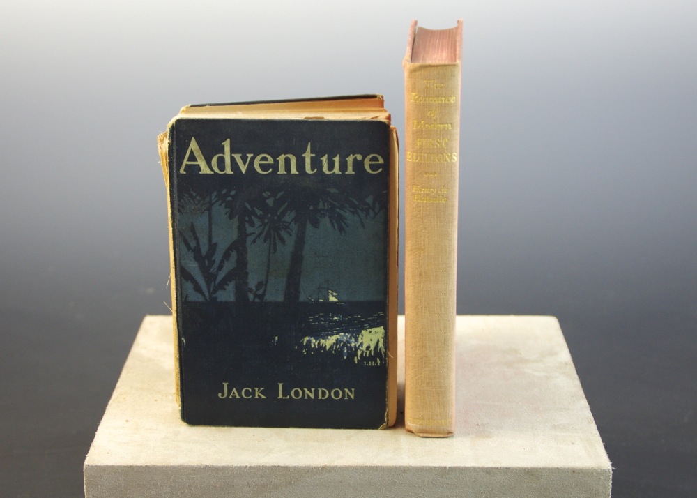 Jack London First Edition "Adventure" and "The Romance of Modern First Editions"