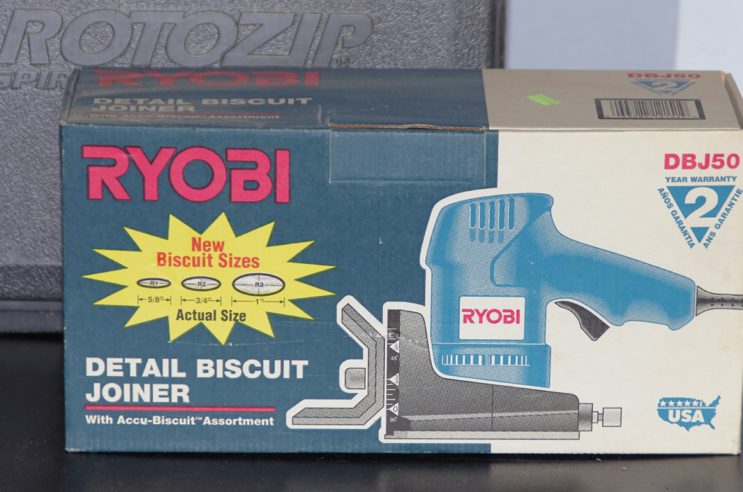 Ryobi Detail Biscuit Joiner, New In Box