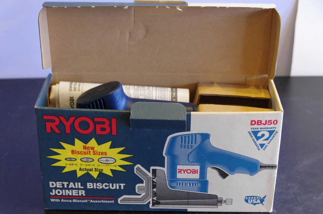 Ryobi Detail Biscuit Joiner, New In Box