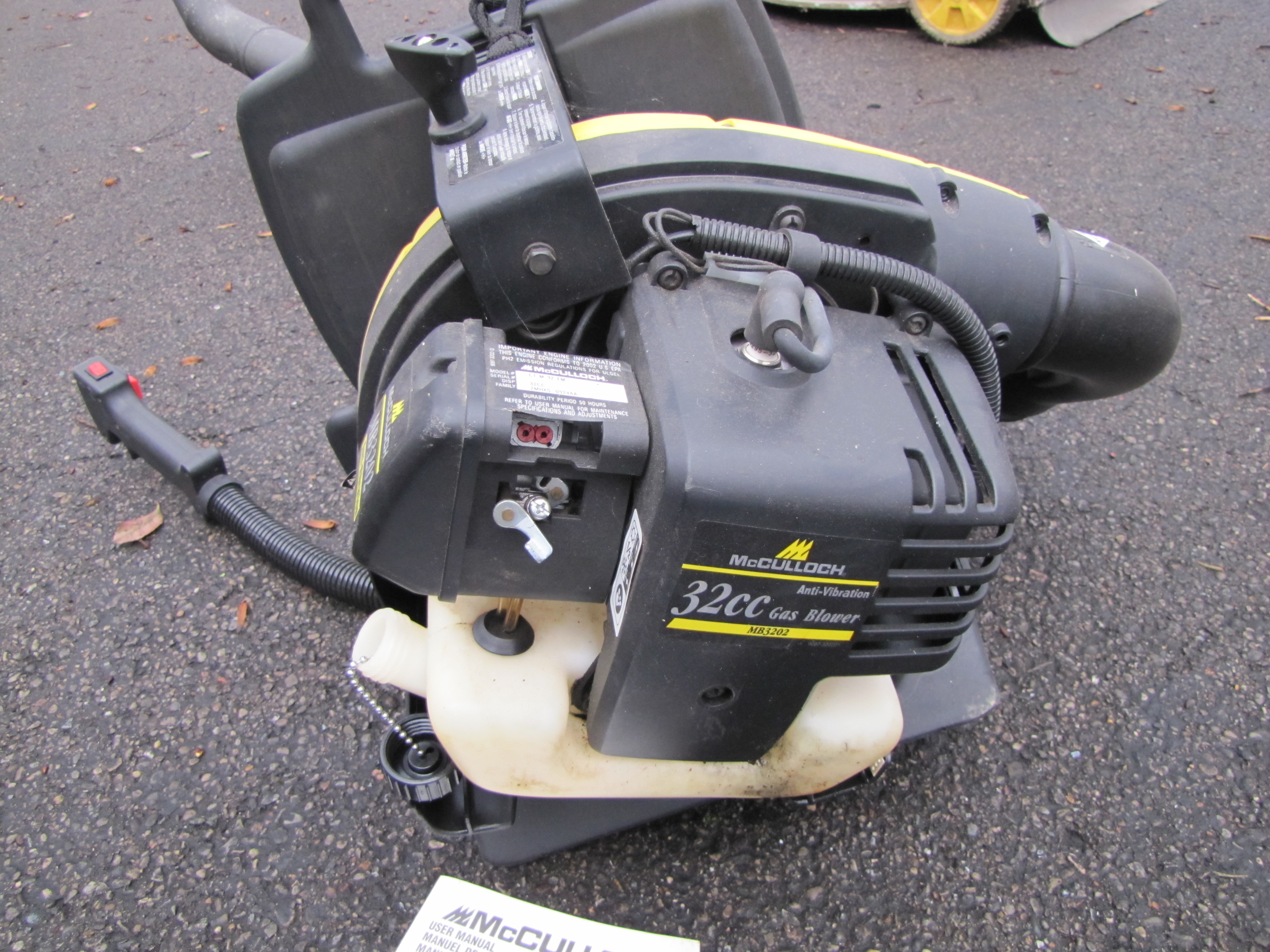 John Deere 14SB Lawn Mower And Backpack Gas BlowerTrimmer