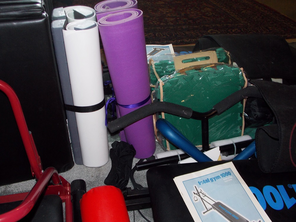 Exercise Equipment To Include a Total Gym and Ab Revolutionizer