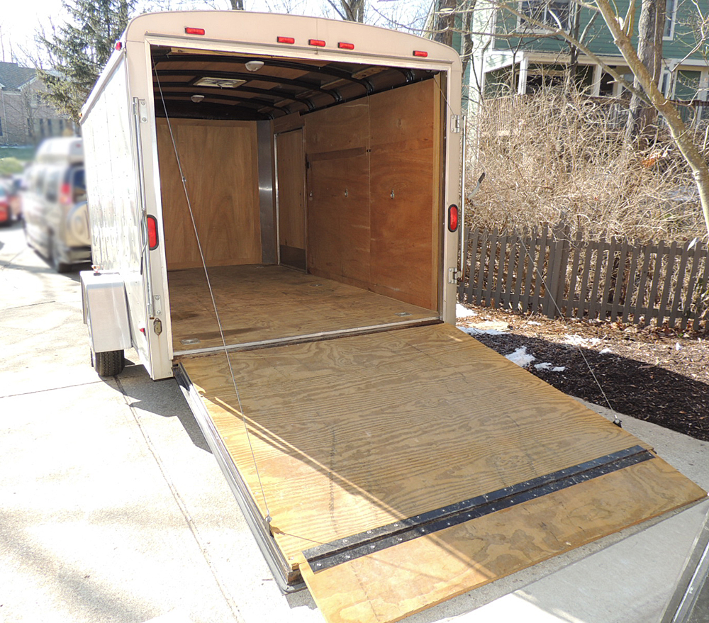 Cargo King 7 x 12 Foot Single Axle Enclosed Cargo Trailer