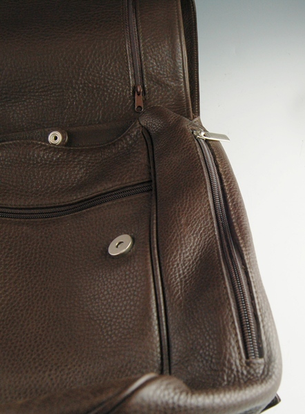 Ellington Brown Leather Backpack Purse