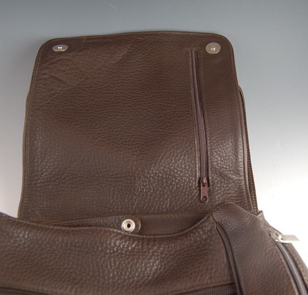 Ellington Brown Leather Backpack Purse