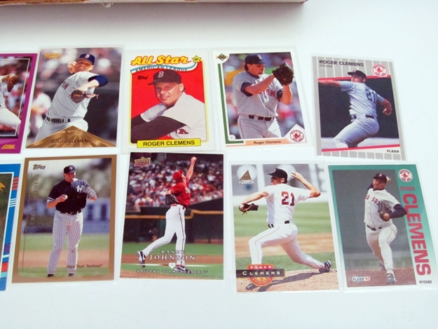Over 450 Roger Clemens Baseball Cards