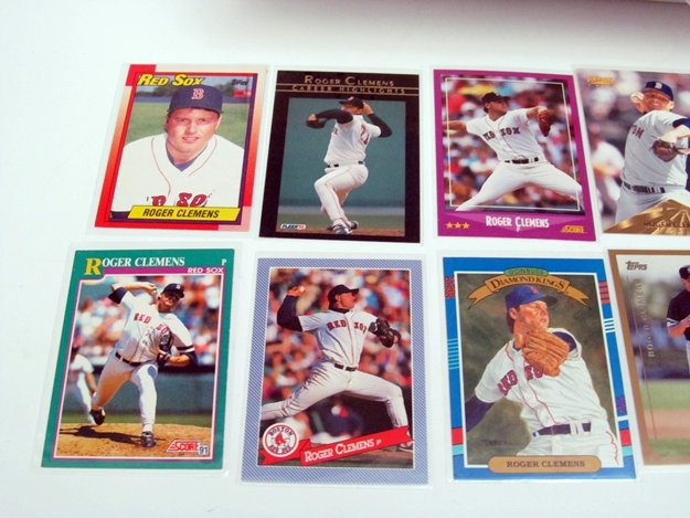 Over 450 Roger Clemens Baseball Cards