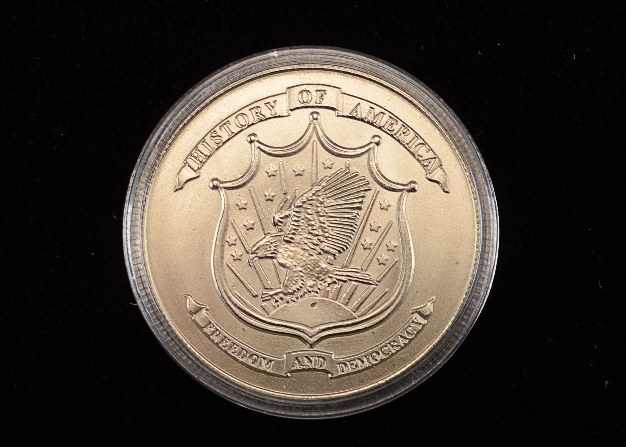 Statue of Liberty colorized coin from the American Mint